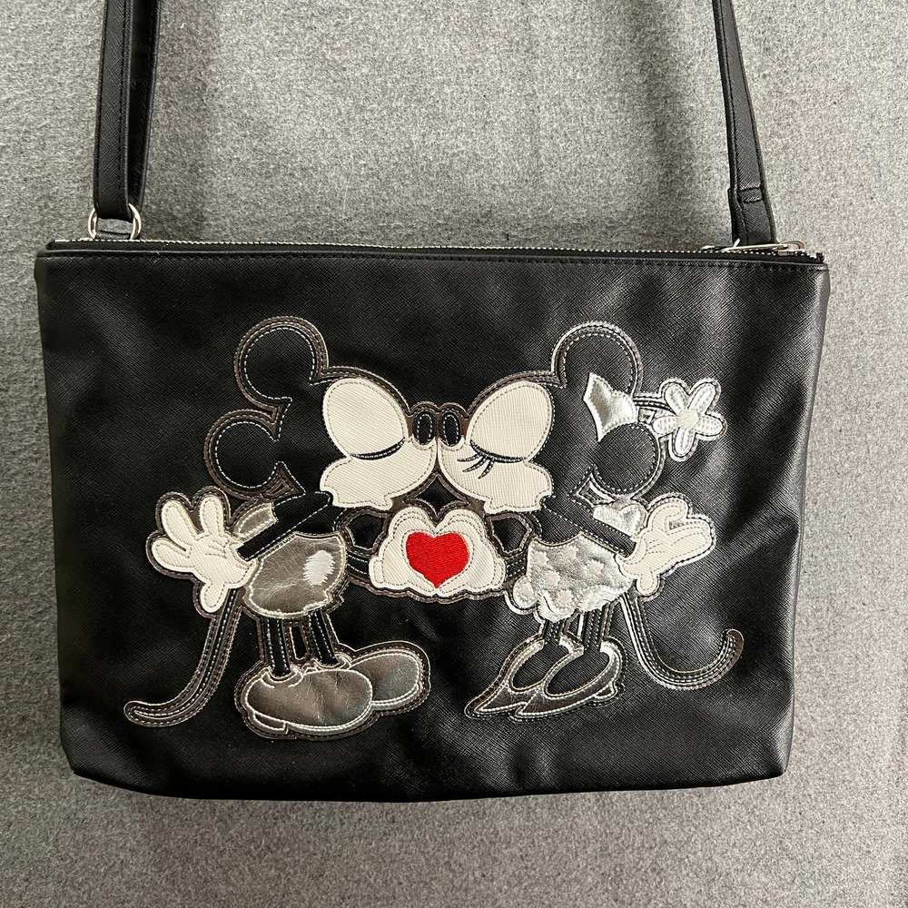 Disney Black and White Crossbody Bag